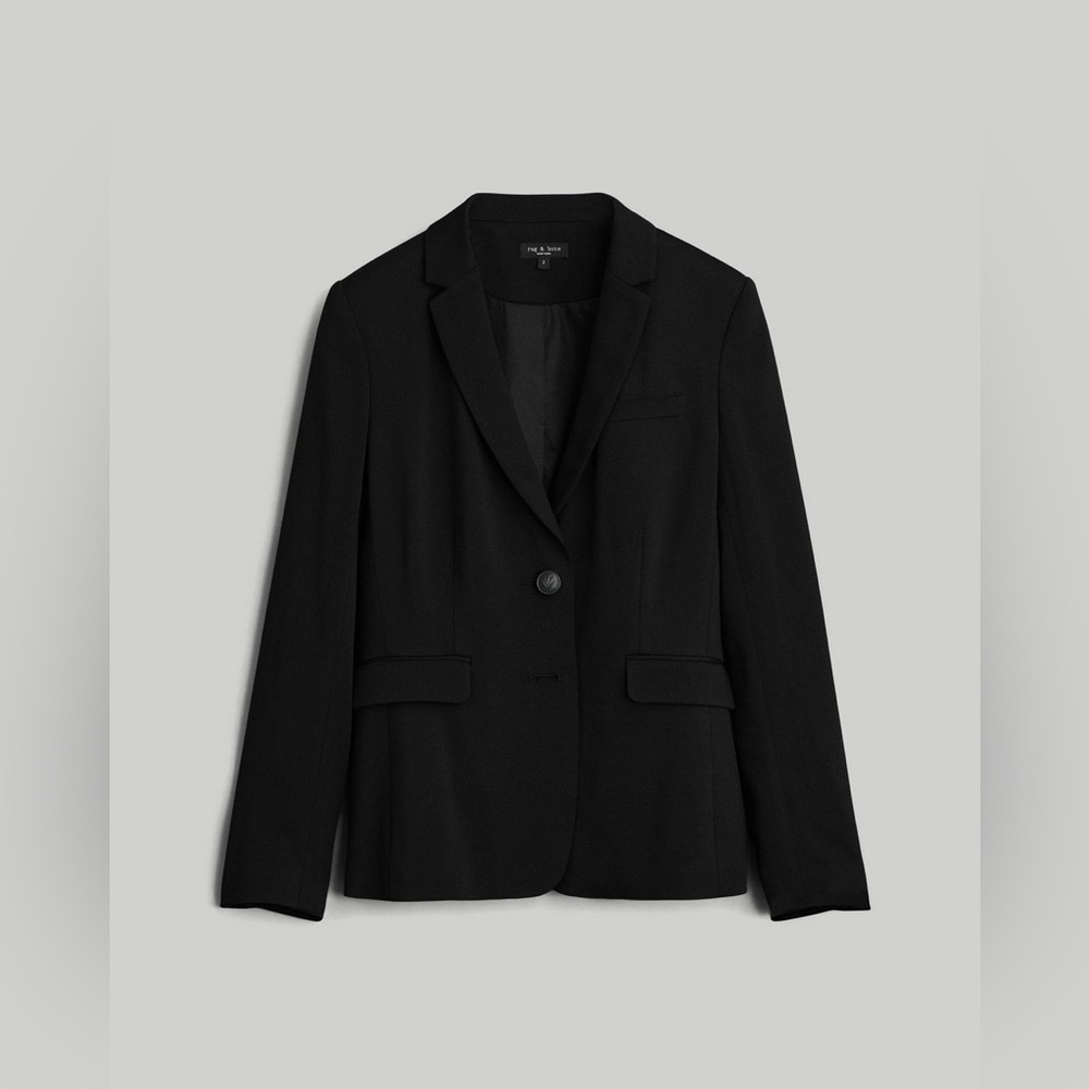 Rag & Bone Razor Cady Crepe Blazer - Picture 4 of 8